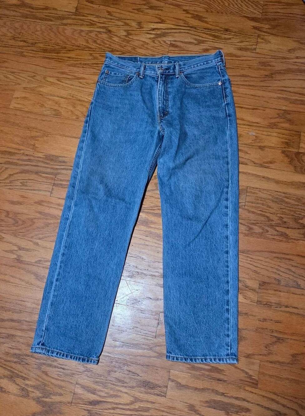 Levi's 550 Jeans Men's Size 34x32 Blue Denim Straight Leg